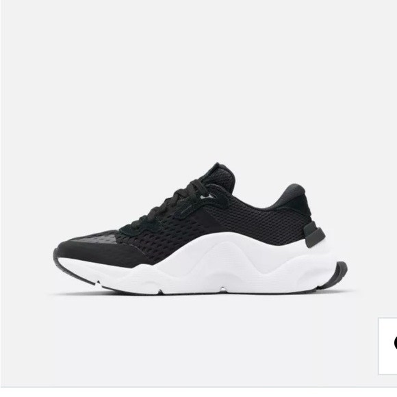 SOREL Kinetic RNEGD Black and White‎ Women's Sneakers Sz 8 - Picture 2 of 9